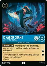 Carta Ichabod Crane - Scared Out of His Mind, 10-152
