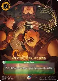 Carta Malicious, Mean, and Scary, 10-231