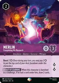 Carta Merlin - Completing His Research, 10-209