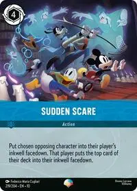 Carta Sudden Scare, 10-219