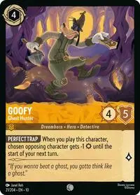 Carta Goofy - Ghost Hunter, 10-21