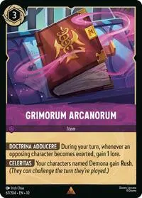 Carta Grimorum Arcanorum, 10-67