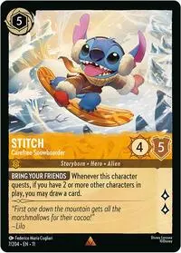 Stitch - Carefree Snowboarder (11-7)