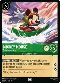 Mickey Mouse - Snowboard Ace (11-91)