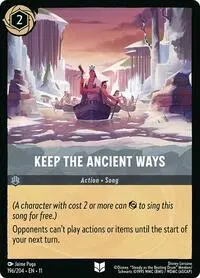 Keep the Ancient Ways (11-196)