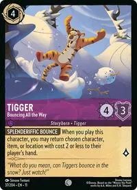 Carta Tigger - Bouncing All the Way, 11-37