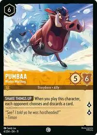 Pumbaa - Winter Warthog (11-4)