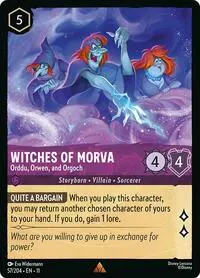 Carta Witches of Morva - Orddu, Orwen, and Orgoch, 11-57