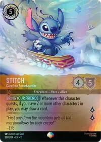 Stitch - Carefree Snowboarder (11-2077)