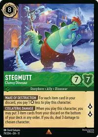 Carta Stegmutt - Clumsy Dinosaur, 11-79