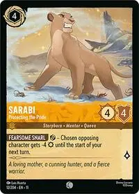 Sarabi - Protecting the Pride (11-12)