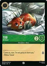 Carta Tod - All Alone, 11-87