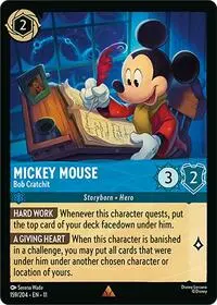 Carta Mickey Mouse - Bob Cratchit, 11-159