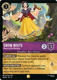 Snow White - Merry as the Morning (Foil) (12-37)