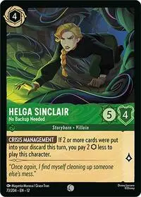 Helga Sinclair - No Backup Needed (12-73)