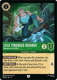Lyle Tiberius Rourke - Adventurer for Hire (12-87)