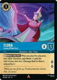 Flora - Strong-Willed Fairy (Foil) (12-141)