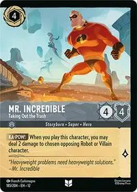 Mr. Incredible - Taking Out the Trash (Foil) (12-185)