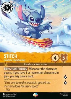 Stitch - Carefree Snowboarder (11-2007)