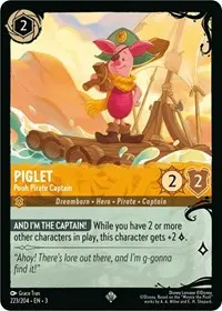 Piglet - Pooh Pirate Captain (Q1-223)