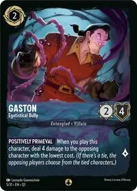 Gaston - Egotistical Bully (Q1-5)