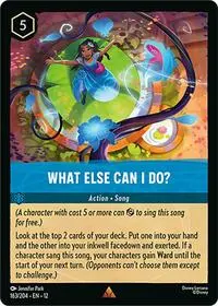 What Else Can I Do? (12-163)