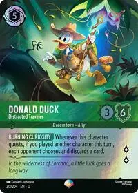 Donald Duck - Distracted Traveler (12-212)