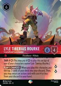 Lyle Tiberius Rourke - Crystallized Commander (12-214)
