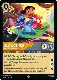 Carta Lilo & Stitch - Fun-Loving Friends, 13-31