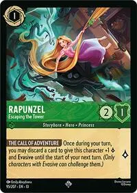 Carta Rapunzel - Escaping the Tower, 13-95