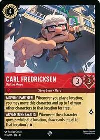 Carta Carl Fredricksen - On the Move, 13-113