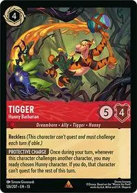 Carta Tigger - Hunny Barbarian, 13-126