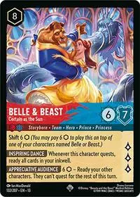 Carta Belle & Beast - Certain as the Sun, 13-132