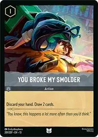 Carta You Broke My Smolder, 13-201