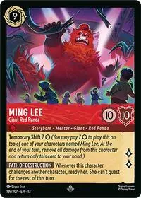 Carta Ming Lee - Giant Red Panda, 13-129