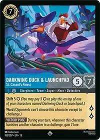 Carta Darkwing Duck & Launchpad - St. Canard's Finest, 13-165