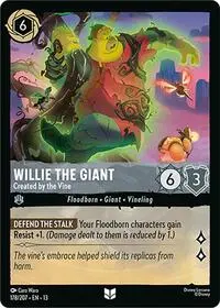 Carta Willie the Giant - Created by the Vine, 13-178
