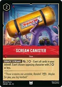 Carta Scream Canister, 13-139