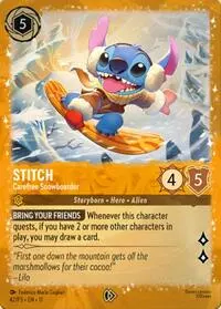 Stitch - Carefree Snowboarder (DLCP-42)