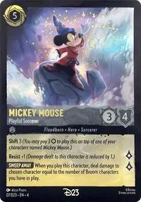 Mickey Mouse - Playful Sorcerer (D23-7)