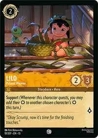 Carta Lilo - Patient Weaver, 13-10