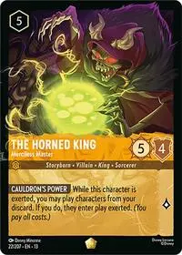 Carta The Horned King - Merciless Master, 13-22