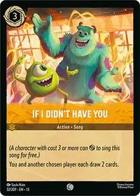Carta If I Didn't Have You, 13-32