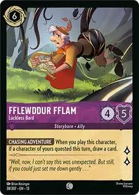 Carta Fflewddur Fflam - Luckless Bard, 13-38