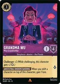 Carta Grandma Wu - Wise Grandmother, 13-53