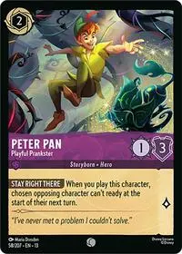 Carta Peter Pan - Playful Prankster, 13-58