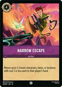 Carta Narrow Escape, 13-69