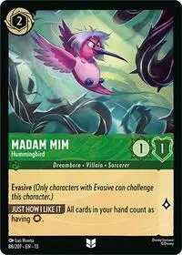 Carta Madam Mim - Hummingbird, 13-86