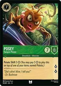 Carta Posey - Vampire Potato, 13-91