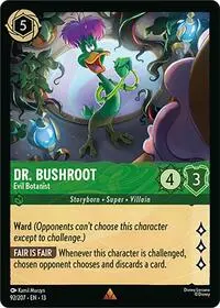 Carta Dr. Bushroot - Evil Botanist, 13-92